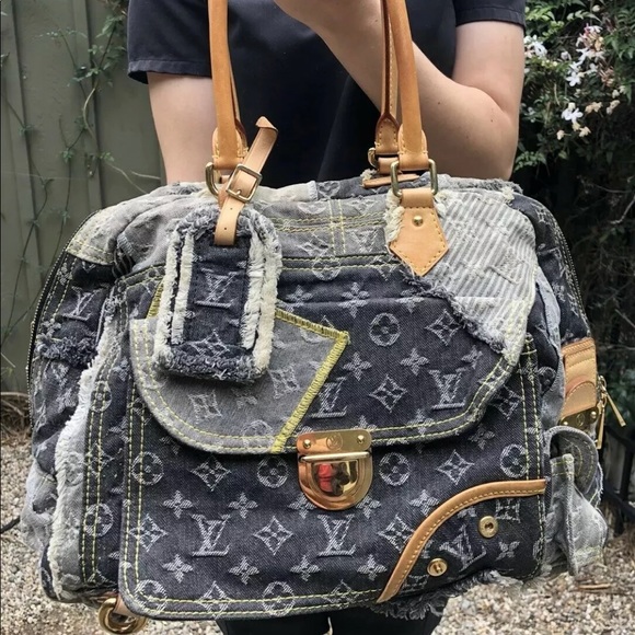 Louis Vuitton Handbags - Louis Vuitton Monogram Patchwork Purse Denim RARE